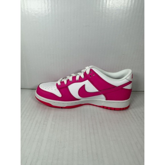 Nike Dunk Low GS Laser Fuchsia Pink Size 5Y FB9109-102 BRAND NEW - Picture 4 of 8